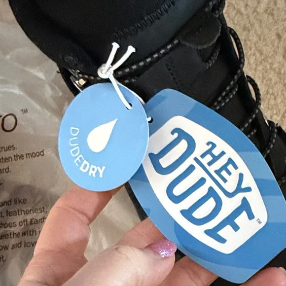 Hey Dude Men's Black Lace-Up Boots - Picture 5 of 5